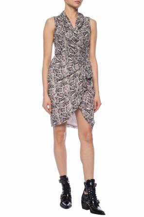 'cancity' patterned, sleeveless dress, zdjęcie 2 'cancity' patterned, sleeveless dress od AllSaints